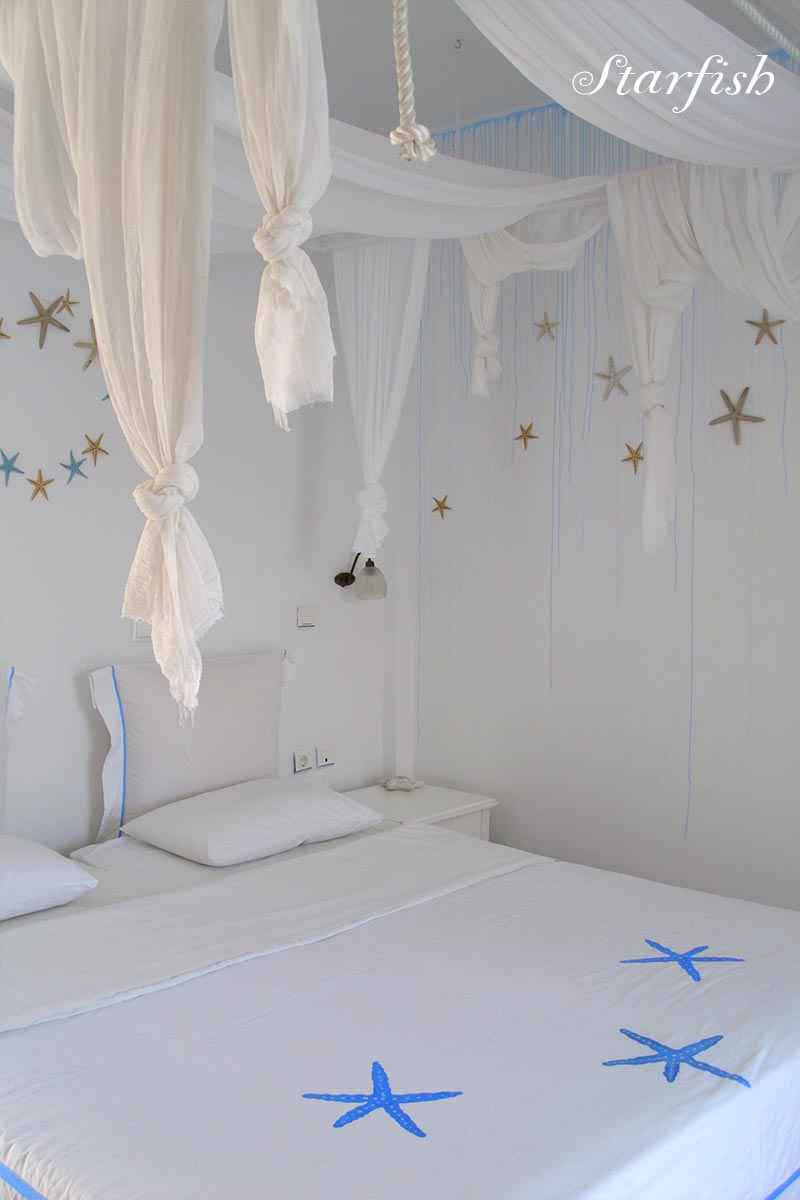 The bedroom of Starfish studio
